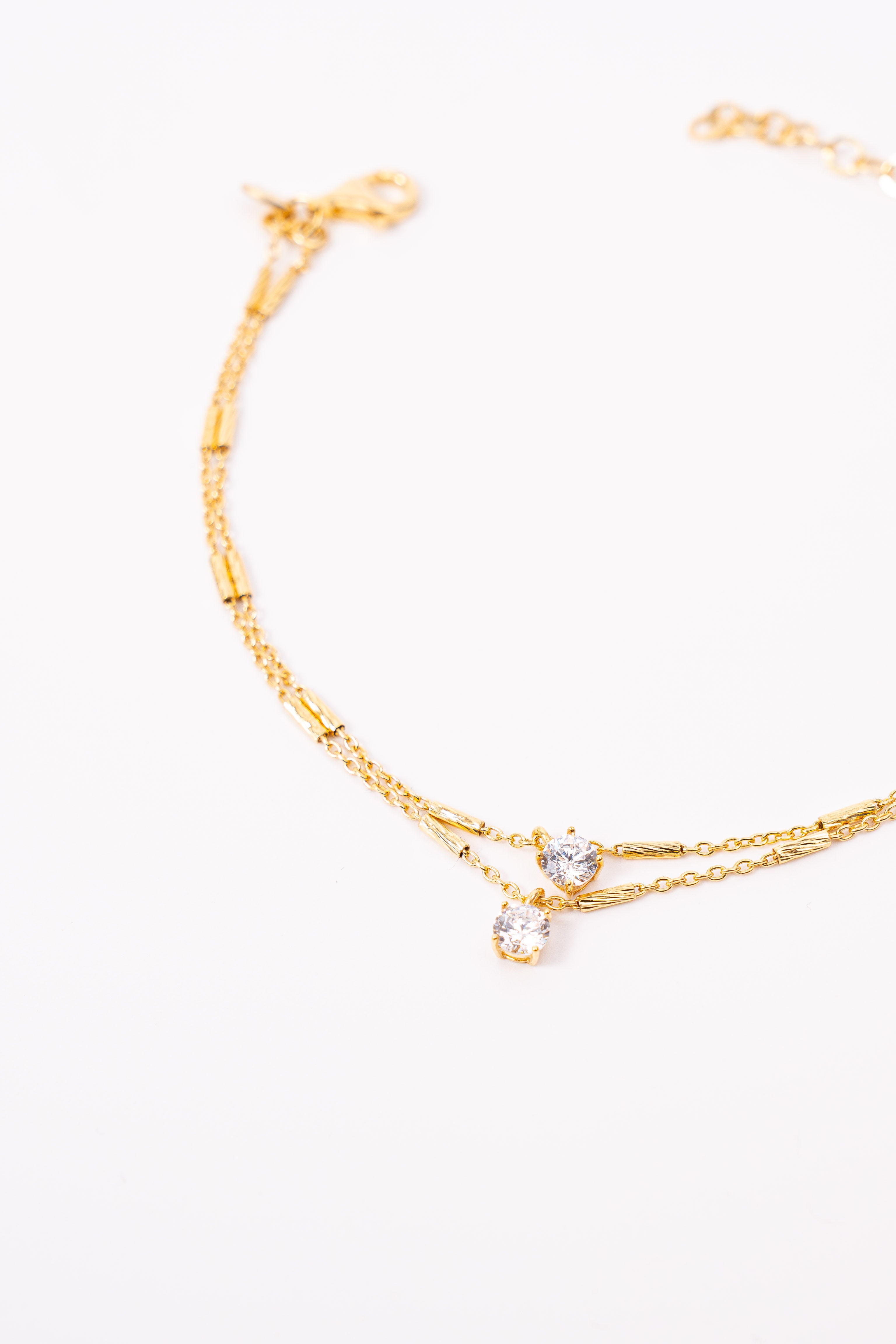 THE DOUBLE GLOW LINE bracelet