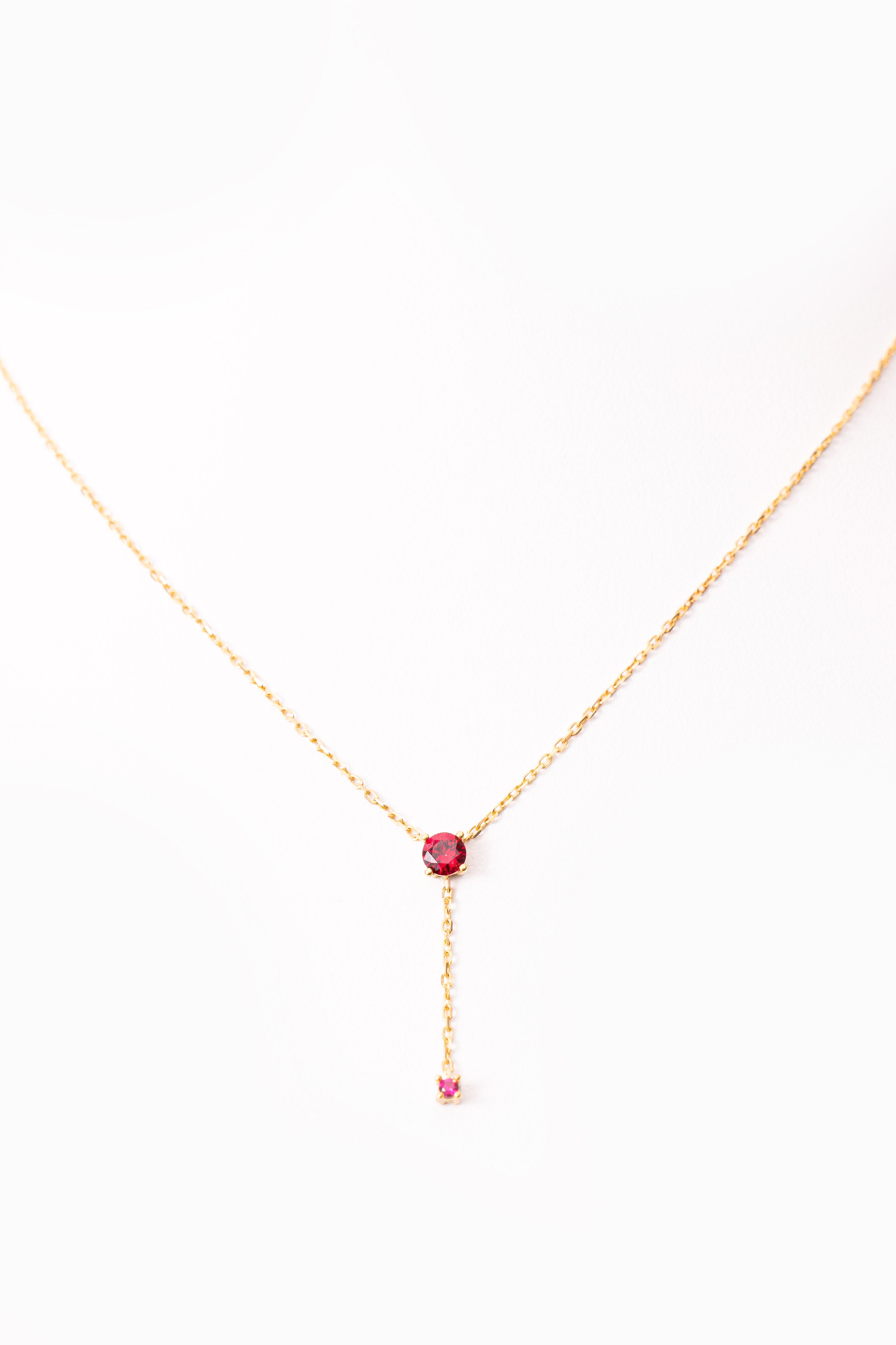 RUBY GOLD necklace