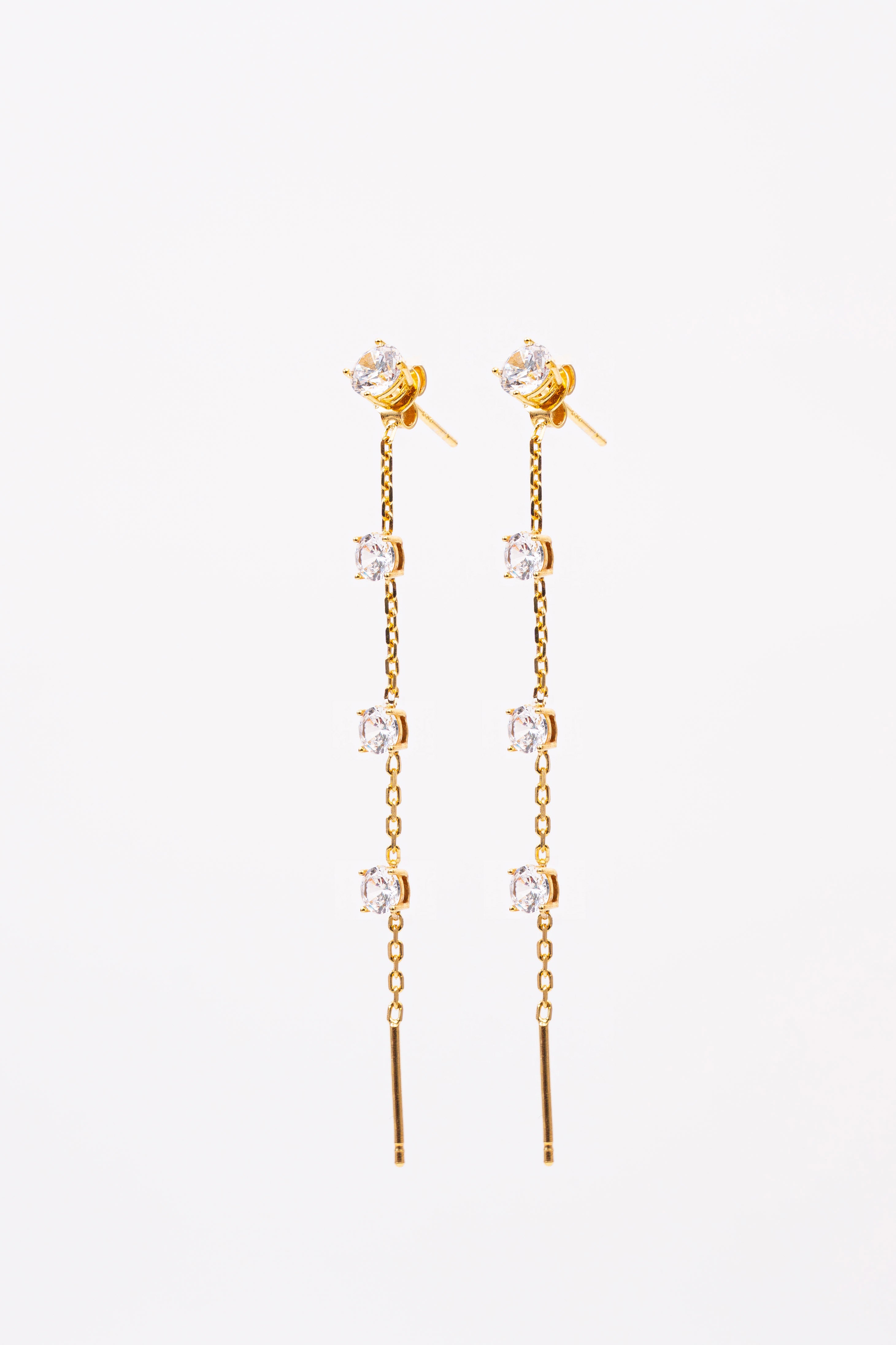 THE GLEAM LINE earrings