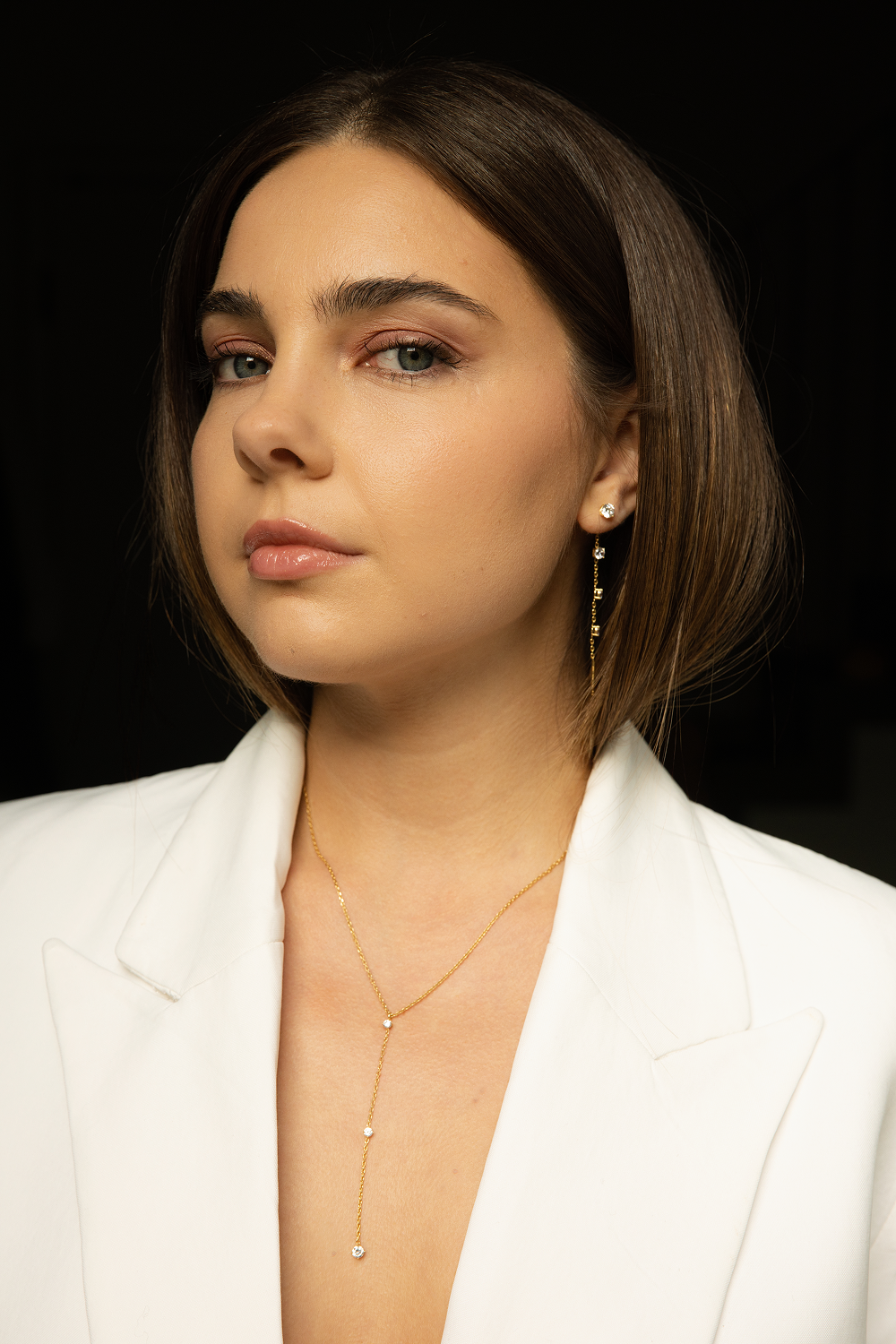 THE GLEAM LINE earrings