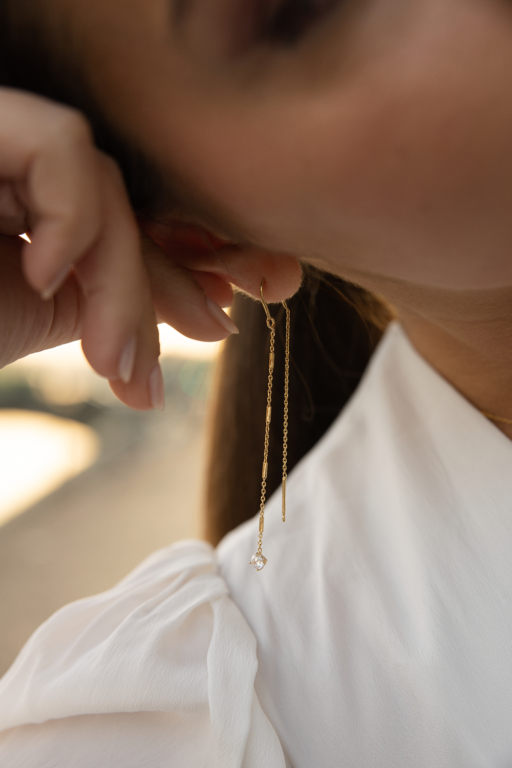THE GLOW LINE earrings